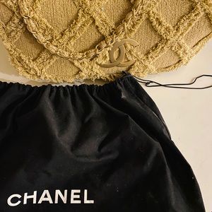 RARE** 2009 Large tweed Chanel flap bag